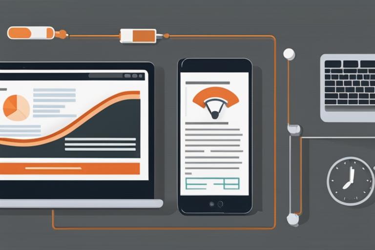 The featured image for this article should depict a website loading quickly and smoothly. It could s