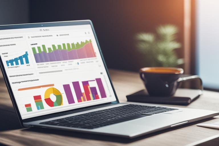 The featured image should be of a person working on a laptop with a Shopify store dashboard on the s