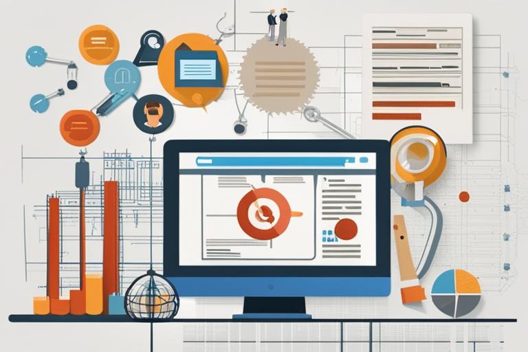 The featured image should contain a collage of various SEO elements 1
