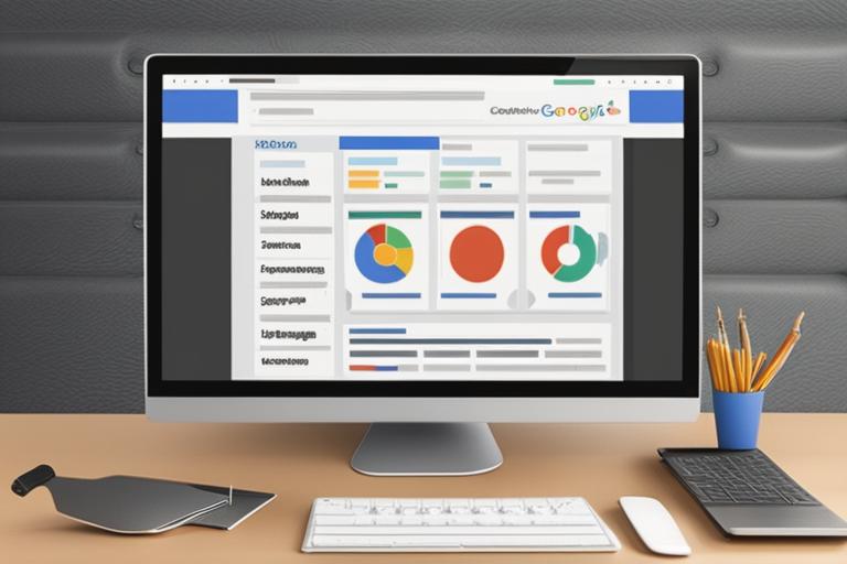 The featured image should contain a split screen with one side showing a Google Ads campaign and the