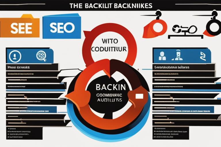 The featured image should contain a visual representation of a backlink audit process. It could incl