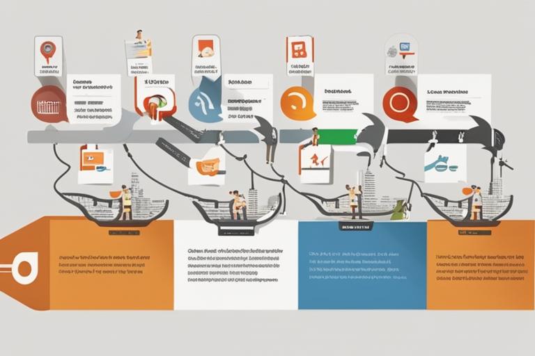 The featured image should contain a visual representation of the SEO timeline