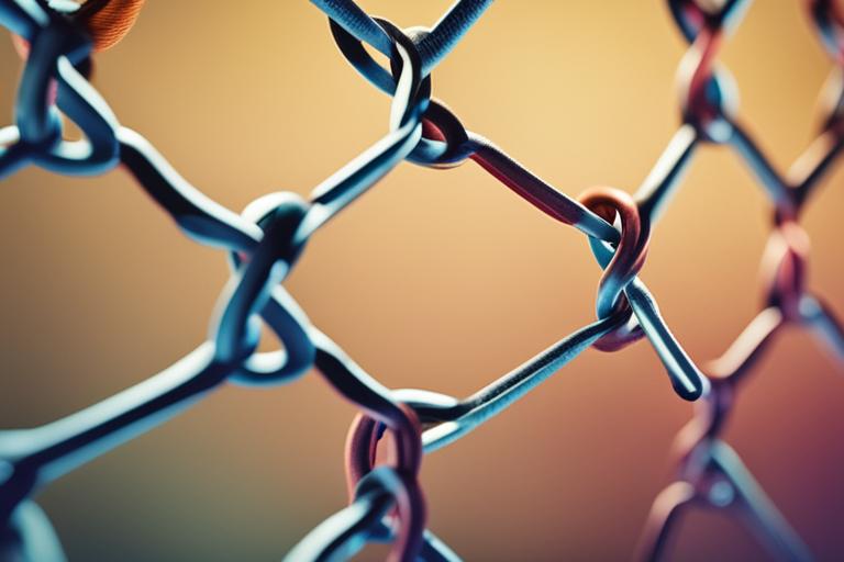 An image of a well-structured network of interconnected web links
