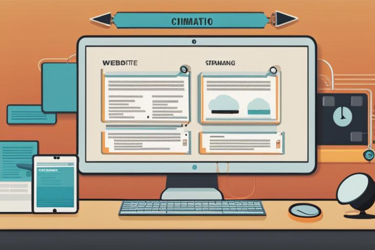 An image showing a visually organized and intuitive website structure with clear navigation