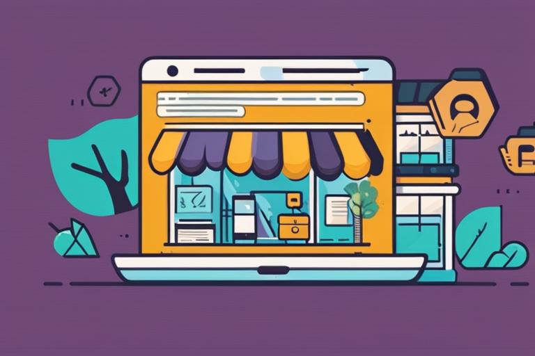 The featured image could be an illustration showing a Shopify store's homepage with optimized SEO el