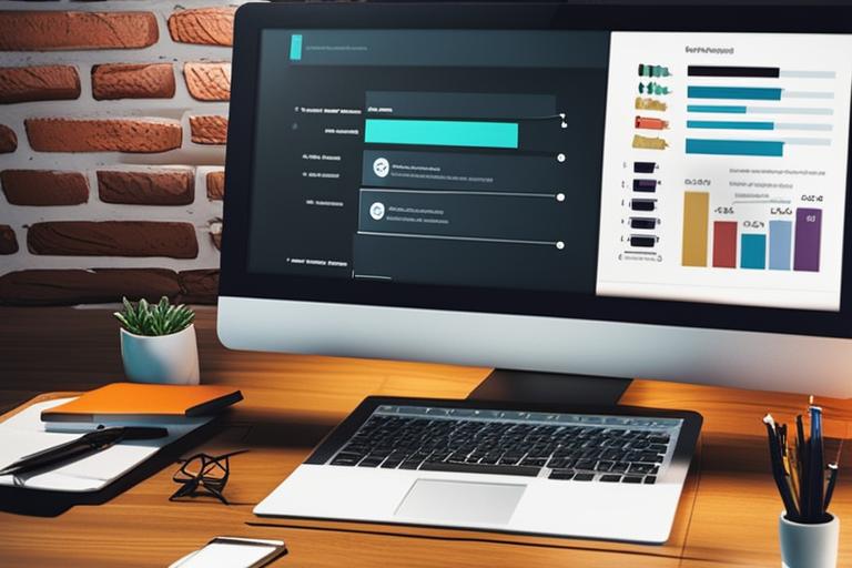 The featured image should contain a visual representation of a website or content creation process
