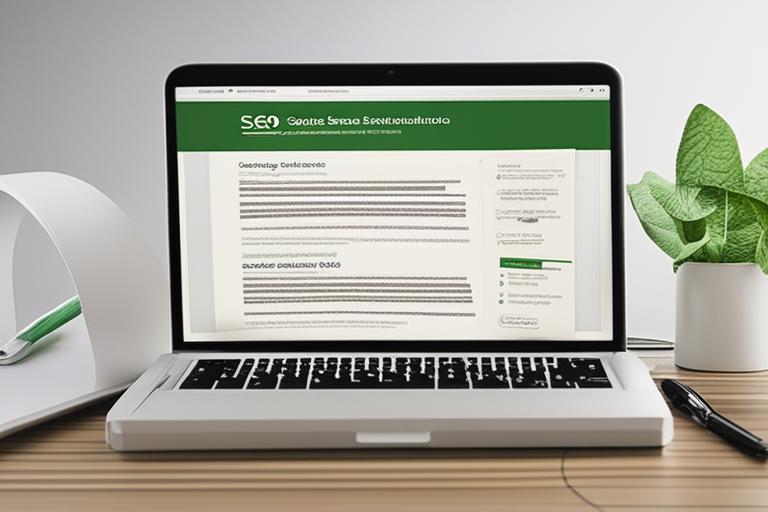 The featured image should contain a visual representation of organic search engine optimization SEO