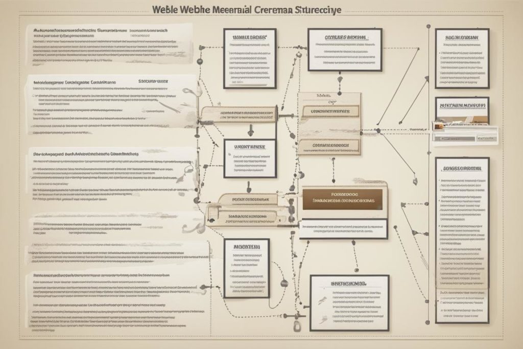An image of a well-organized website hierarchy