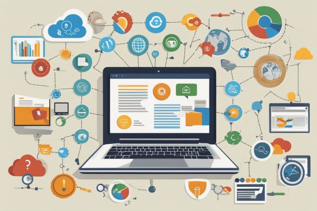 The featured image could contain a collage of different elements related to SEO