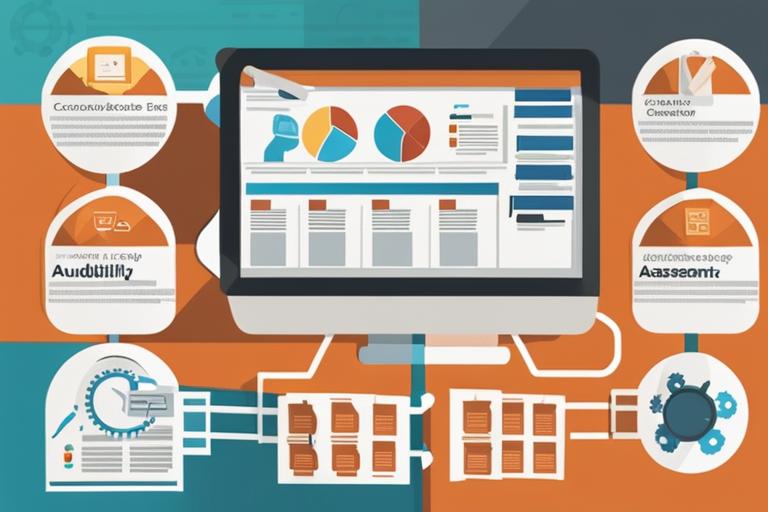 The featured image should contain a visual representation of a technical SEO audit process