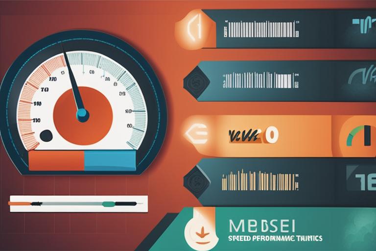 The featured image should contain a visual representation of website performance metrics