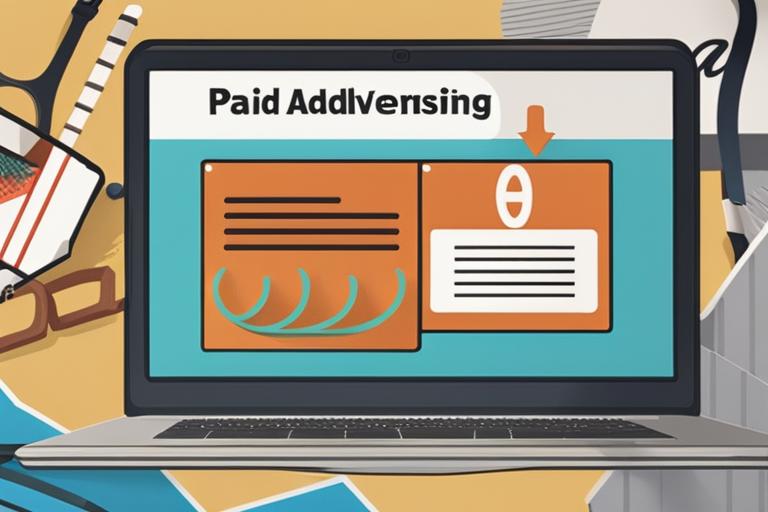The featured image should depict a comparison between paid advertising and organic optimization