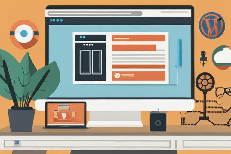 The featured image should depict a well-optimized WordPress website