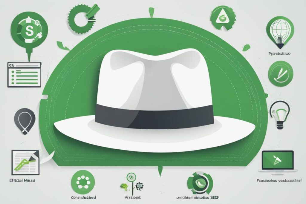 The featured image should show a visual representation of ethical and sustainable SEO practices