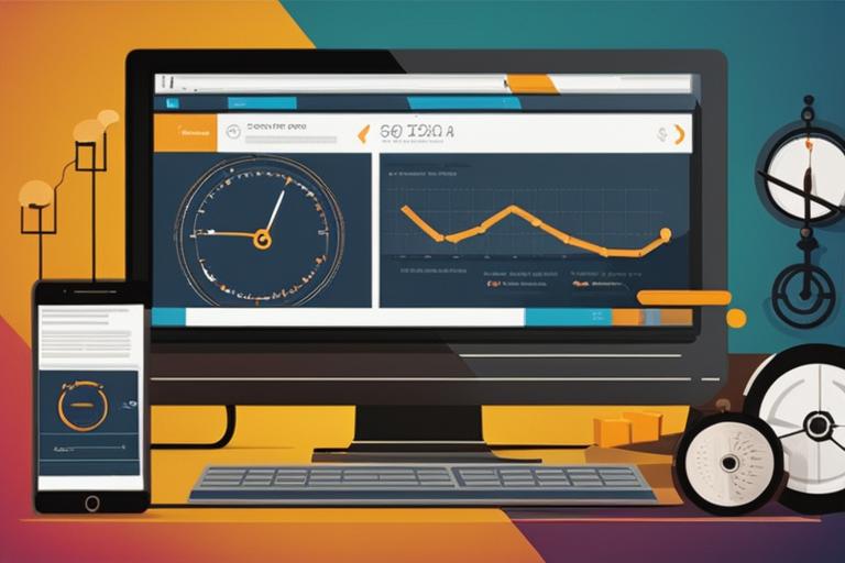 The featured image should show a website with elements of technical SEO optimization