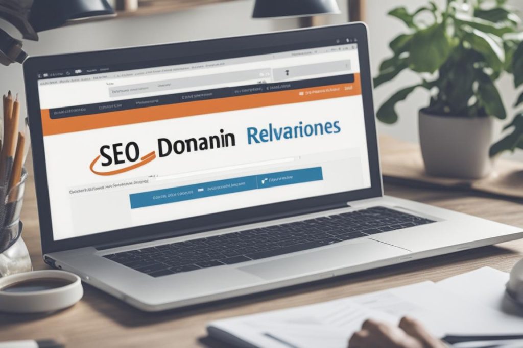 An image of a website domain name being typed into a search bar