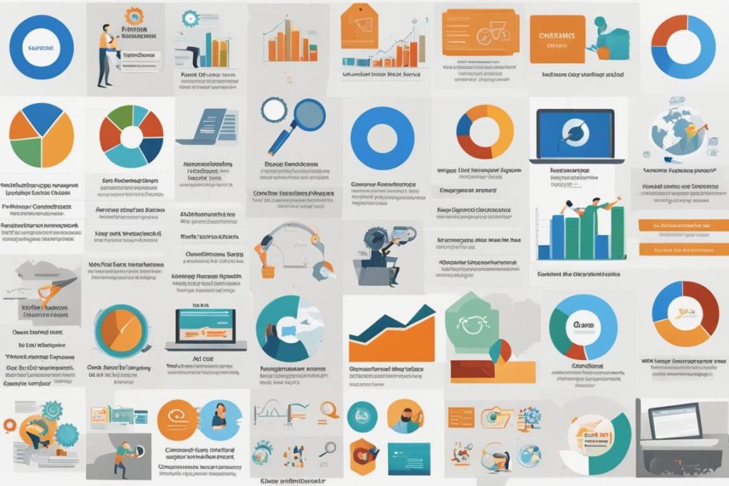 The featured image should be a collage of various SEO tools such as Google Analytics