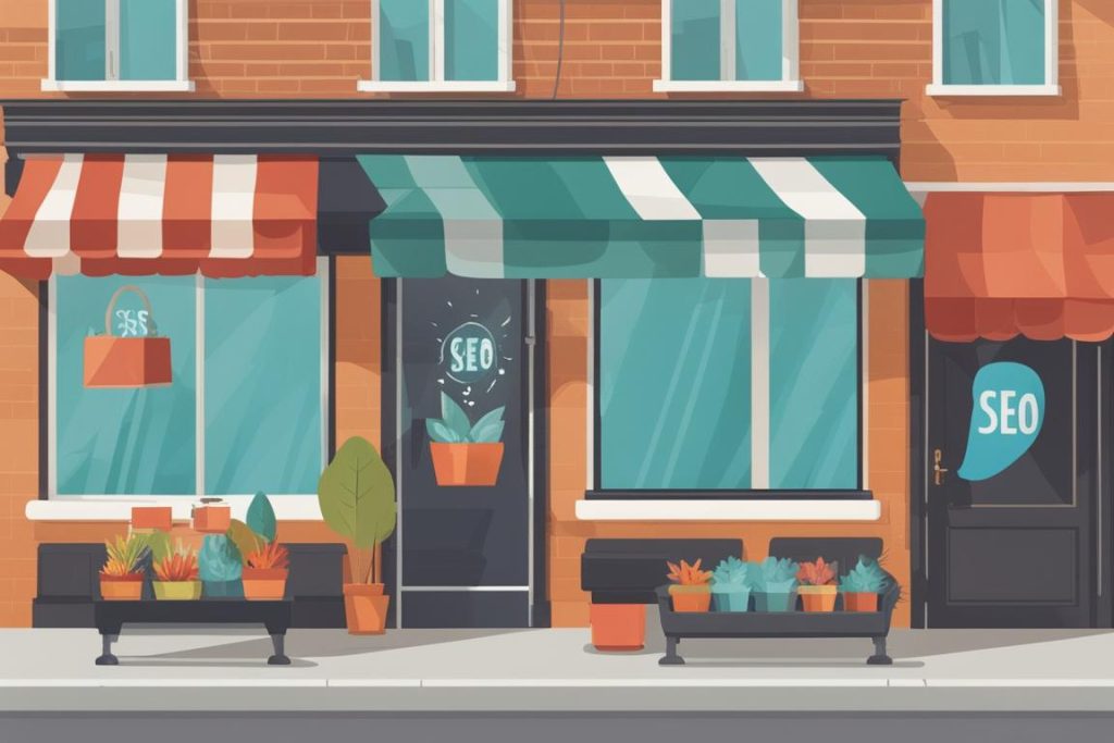 The featured image should be of a local business with a strong online presence