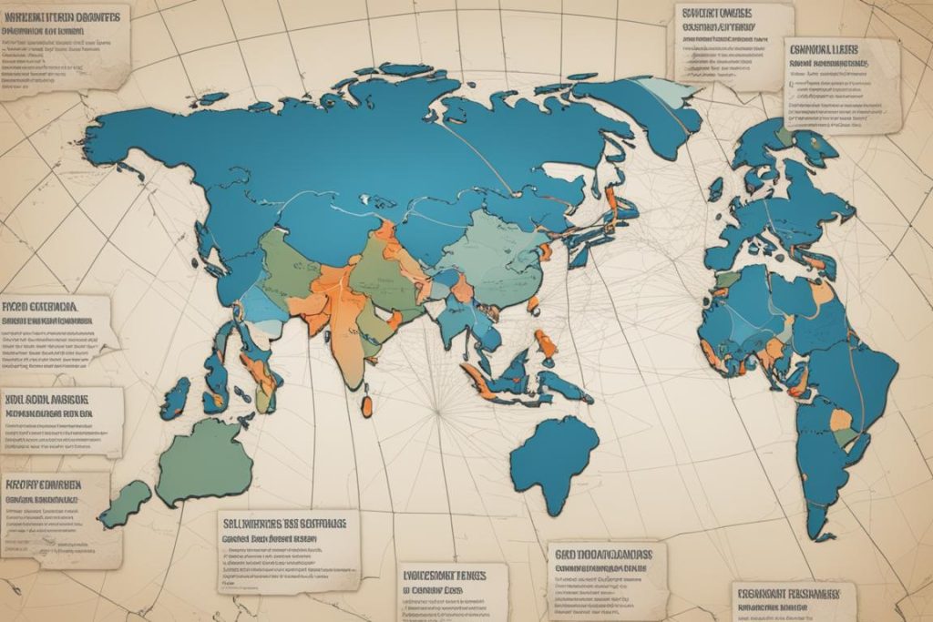 The featured image should contain a global map with different countries highlighted