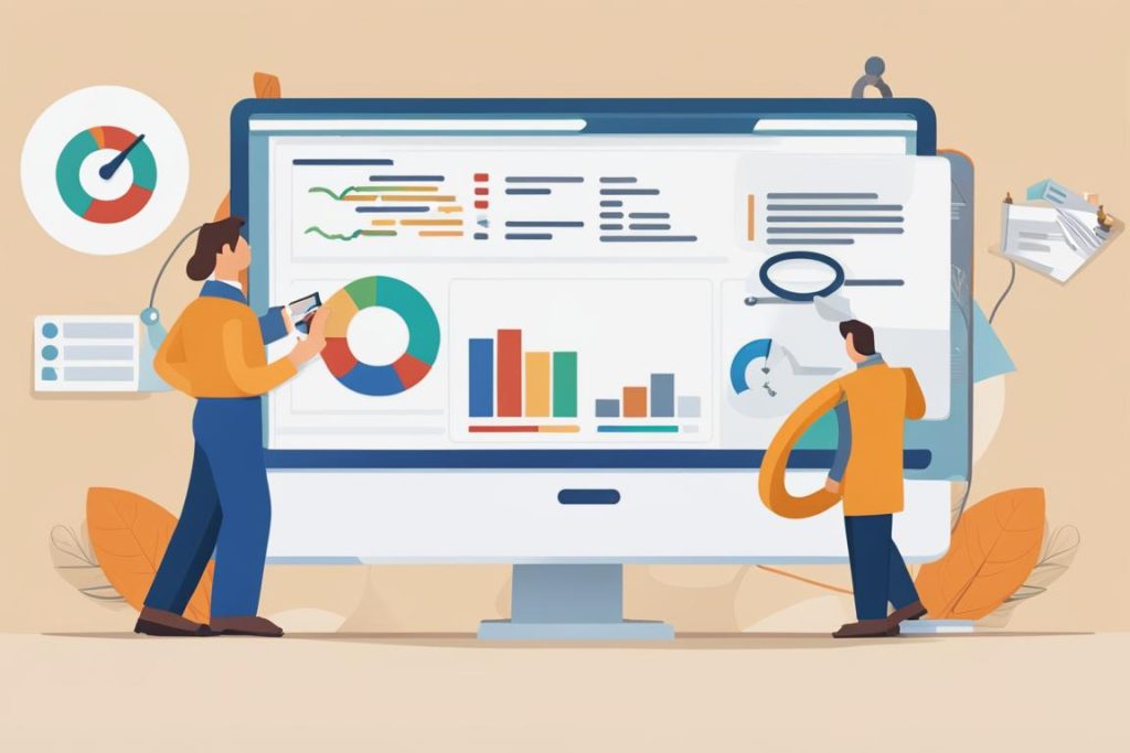 The featured image should contain a visual representation of a website audit tool