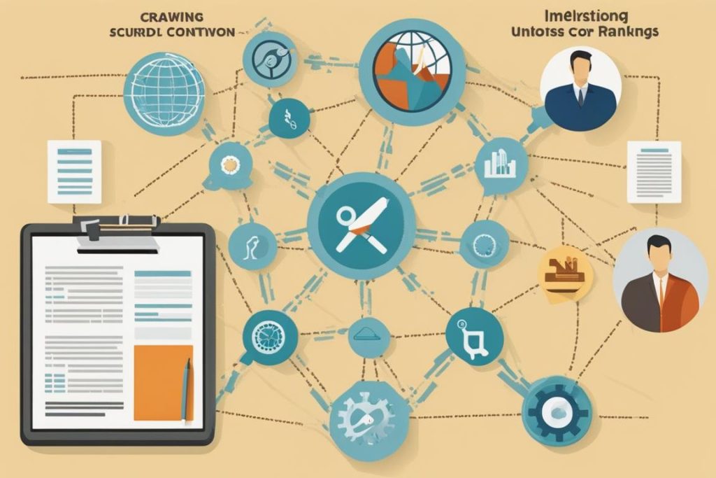 The featured image should contain a visual representation of a well-structured website with clear na