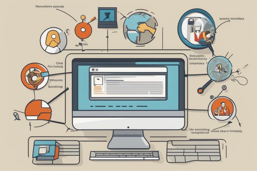 The featured image should contain a visual representation of common SEO mistakes