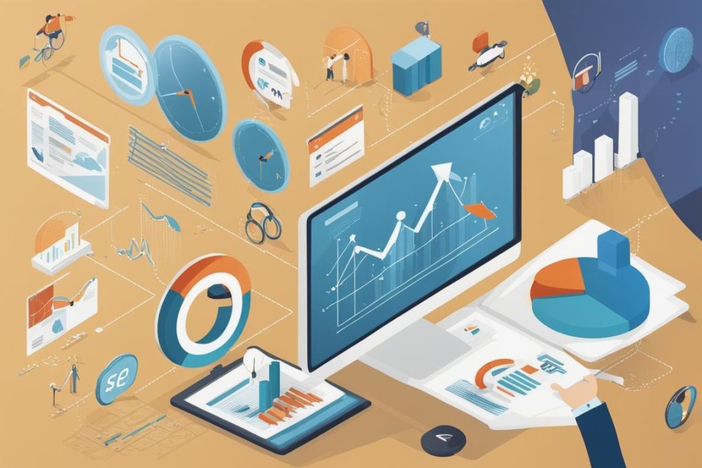The featured image should contain a visually appealing representation of website traffic statistics