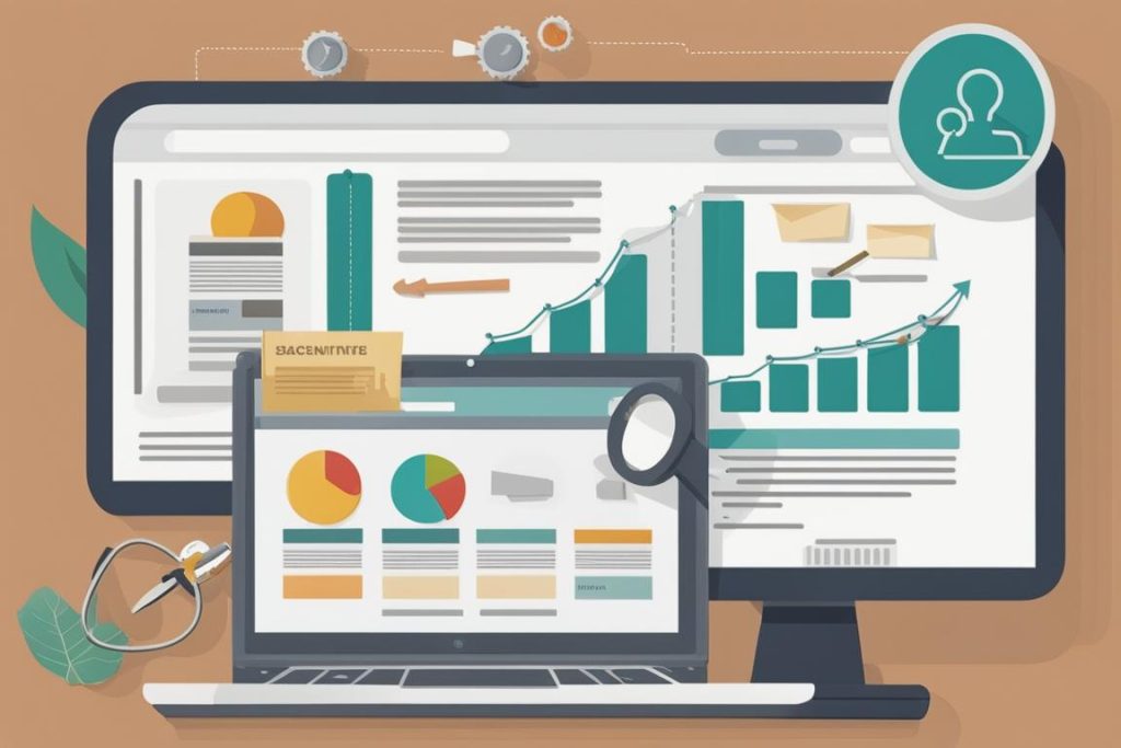 The featured image should contain an illustration of a search engine results page