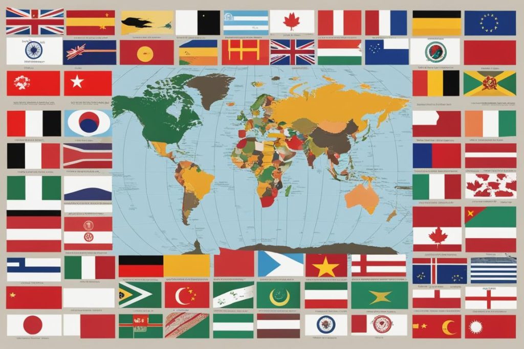 The featured image should contain a world map with different flags representing various countries an